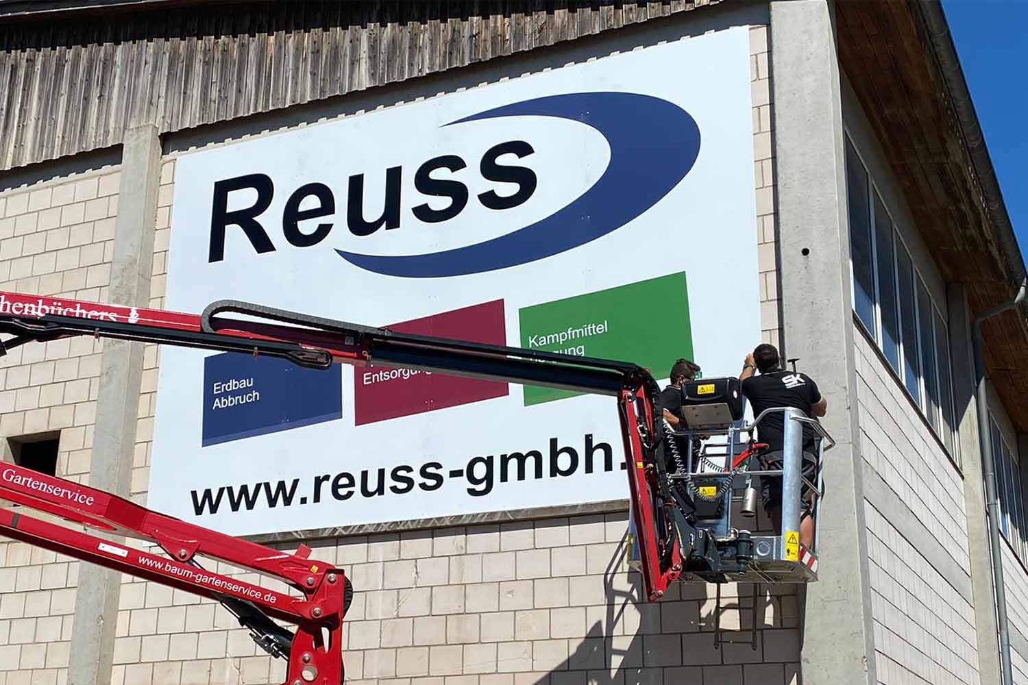 Reuss Plakatwand